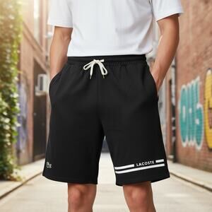 Teen Boys Size XL Lacoste Comfort Fit Shorts Black